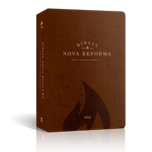 Bíblia Nova Reforma Nvi - Capa Pu Marrom Texturizado