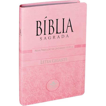 Tudo sobre 'Bíblia NTLH Letra Gigante Luxo com Índice Rosa Rosa Claro'