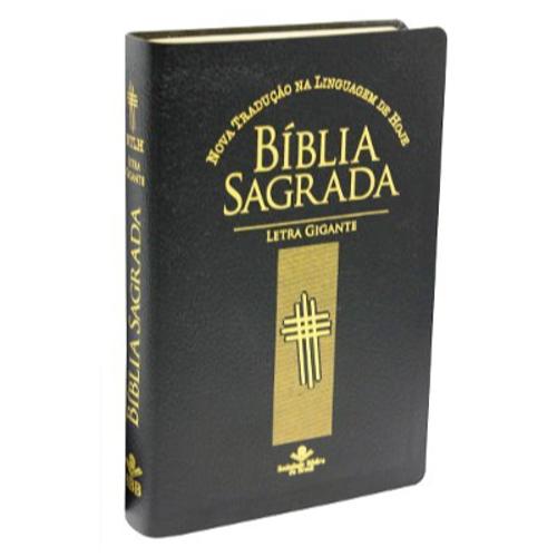 Bíblia Ntlh Média Letra Gigante Luxo Preta