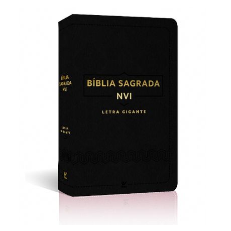 Bíblia NVI Letra Gigante Luxo Preta