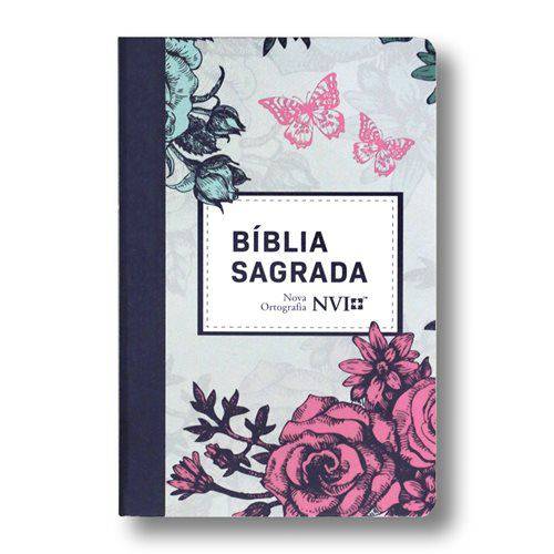 Tudo sobre 'Bíblia Nvi Nova Ortografia Semi-Luxo Lilás Floral'