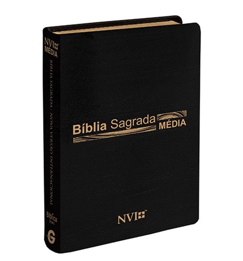 Bíblia Nvi Pequena Letra Média Luxo - Preta