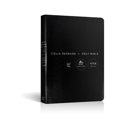Biblia Nvi Portugues/ingles - Luxo Preta - Vida