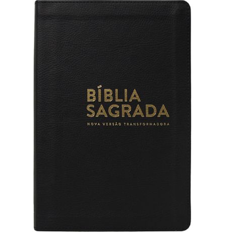 Bíblia NVT Capa Luxo Preta