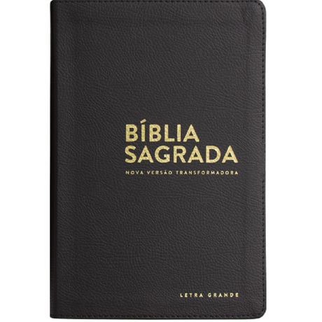 Tudo sobre 'Bíblia NVT Letra Grande Capa Luxo Preta'
