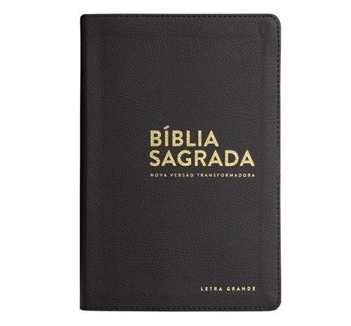 Bíblia Nvt Preta – Letra Grande / Luxo - Ed. Mundo Cristão
