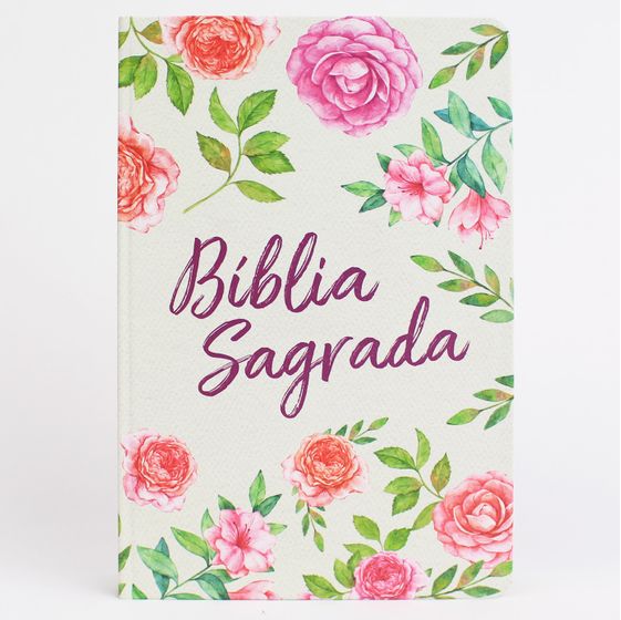 Biblia NVT - Textura Floral - Letra Grande