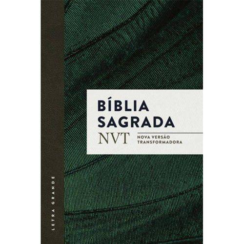 Bíblia Nvt - Verde - Letra Grande - Brochura