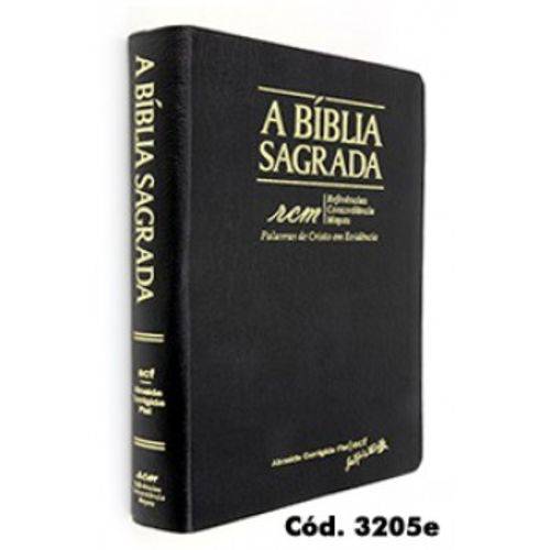 Bíblia Rcm Trinitariana Acf - Letra Gigante - Couro Legítimo 3205e