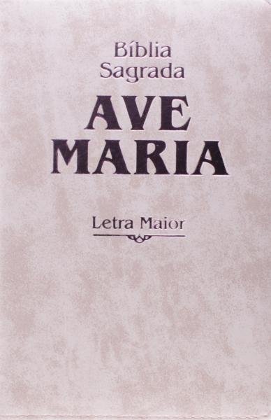Bíblia Sagrada Ave-Maria - Letra Maior - Strike Rosa Zíper - Ave Maria