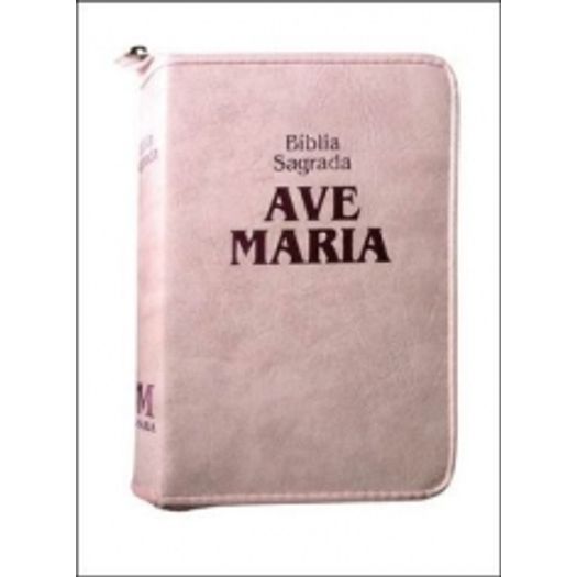 Biblia Sagrada Ave Maria - Strike Ziper - Media Rosa - Ave Maria