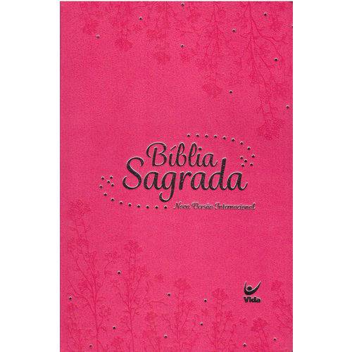 Bíblia Sagrada - Capa Semi Luxo Rosa
