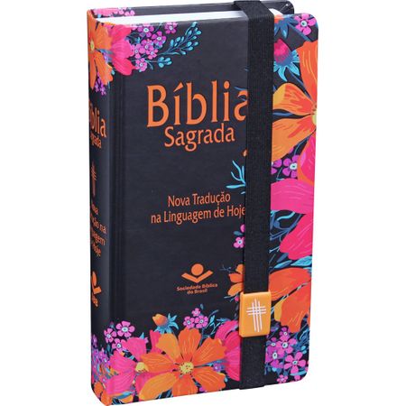 Bíblia Sagrada Carteira Flores