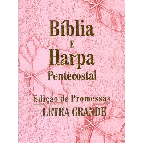 Bíblia Sagrada com Harpa Promessa Letra Grande