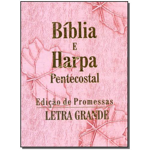 Biblia Sagrada com Harpa Promessa Letra Grande