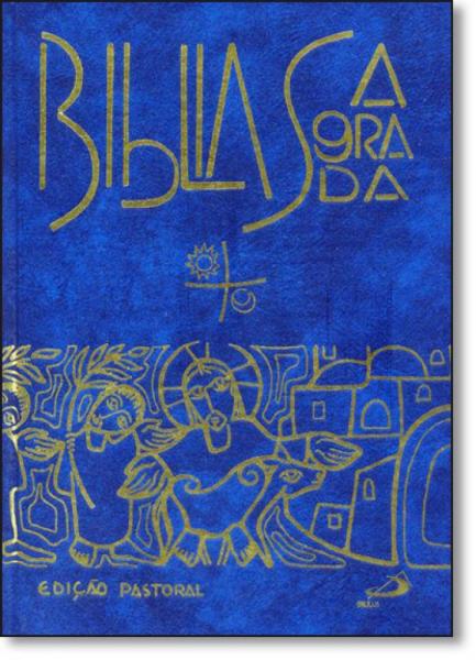 Bíblia Sagrada - Edição Pastoral - Grande Azul - Paulus