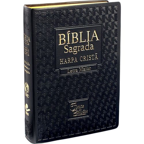 Bíblia Sagrada Fonte de Bênçãos - com Harpa Cristã - Letra Maior