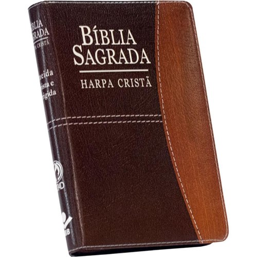 Bíblia Sagrada Grande Harpa Cristã Letra Grande Marrom