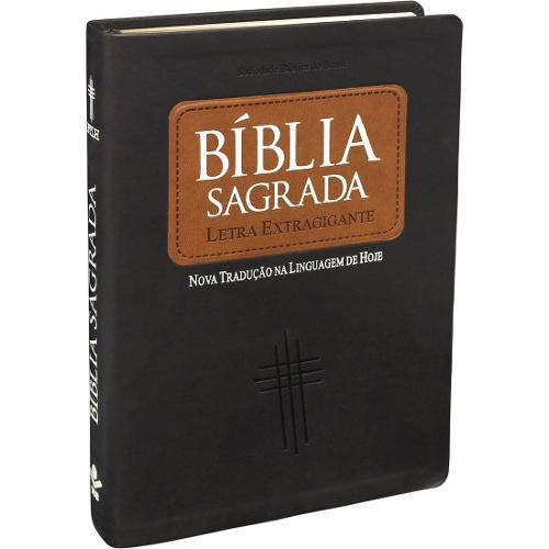 Bíblia Sagrada - Letra Extragigante - com Índice Lateral - Ntlh - Marrom