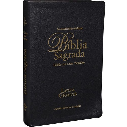 Biblia Sagrada Letra Gigante - Capa Preta - Sbb