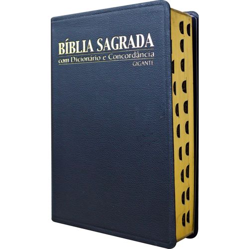 Bíblia Sagrada Letra Gigante - Dicionário e Concordância