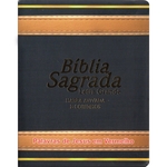 Bíblia Sagrada Letra Grande com Harpa Avivada - Preta