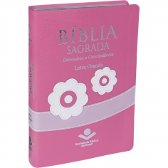 Biblia Sagrada - Letra Grande - Dicionario e Concordancia - Sbb - 1