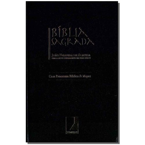 Biblia Sagrada - Letra Grande - Luxo - Preta
