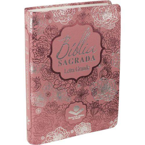 Bíblia Sagrada Letra Grande - Luxo Rosa - Sbb