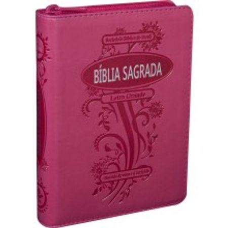 Bíblia Sagrada Letra Grande RC Pink