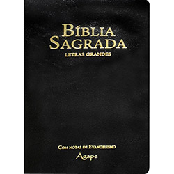 Tudo sobre 'Bíblia Sagrada: Letras Grandes - com Notas de Evangelismo [Preta]'