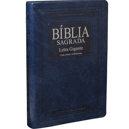 Tudo sobre 'Bíblia Sagrada Notas e Referências RA Azul Nobre'