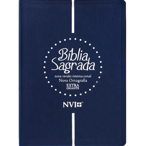 Bíblia Sagrada Nvi Extra Gigante - Azul