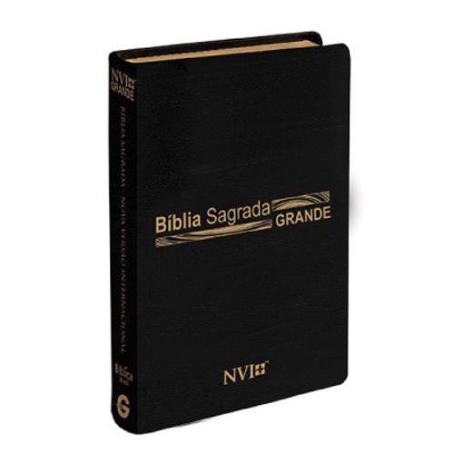 Tudo sobre 'Biblia Sagrada Nvi Grande - Capa Luxo Preta'