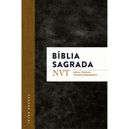 Bíblia Sagrada NVT Letra Grande Clássica - com Plano de Leitura