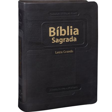 Bíblia Sagrada Pequena com Letra Grande RA Preta
