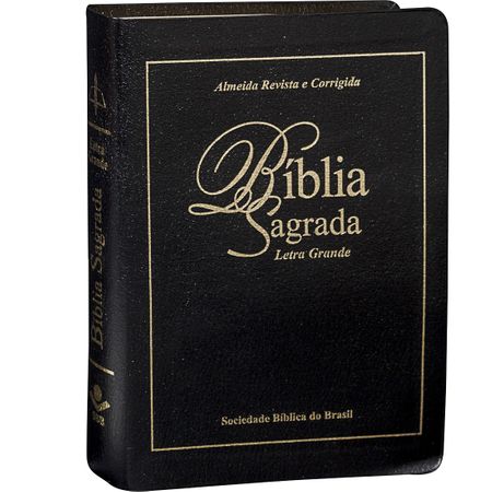 Bíblia Sagrada Pequena Letra Grande RC Preta