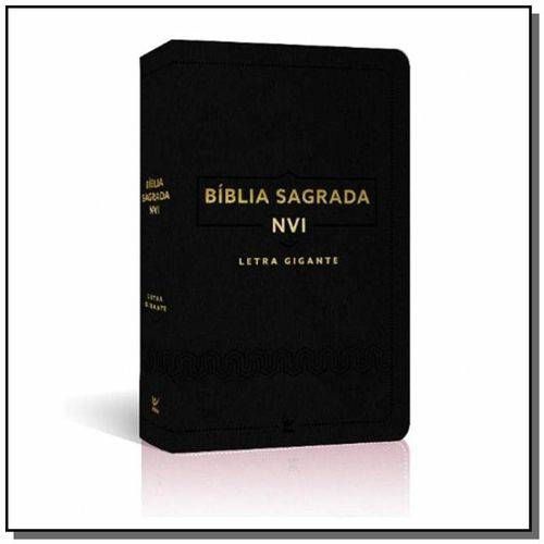Bíblia Sagrada - Preta - Letra Gigante - Nvi