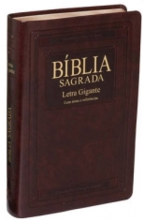 Biblia Sagrada Ra com Letra Gigante Marrom - Sbb