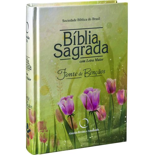 Tudo sobre 'Bíblia Sagrada Ra - Letra Maior - Fonte de Bênçãos - Capa Dura - Jardim'