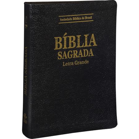 Bíblia Sagrada RA Pequena com Letra Grande Preta