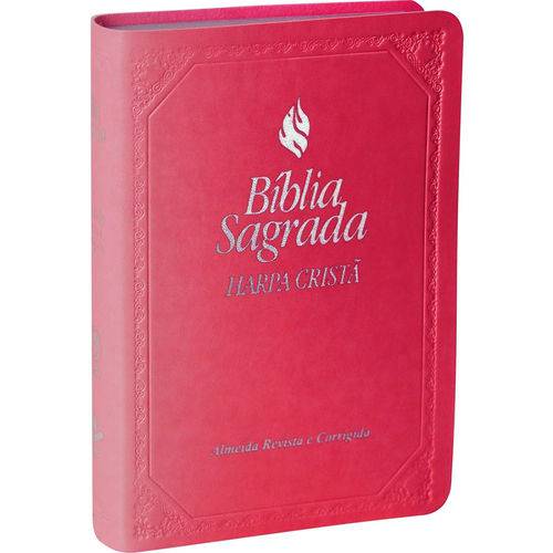 Tudo sobre 'Bíblia Sagrada RC com Harpa Cristã Média - Luxo Rosa Escuro'