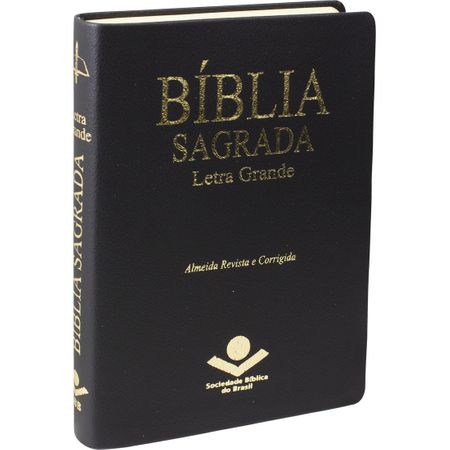 Bíblia Sagrada RC Letra Grande com Índice Preta