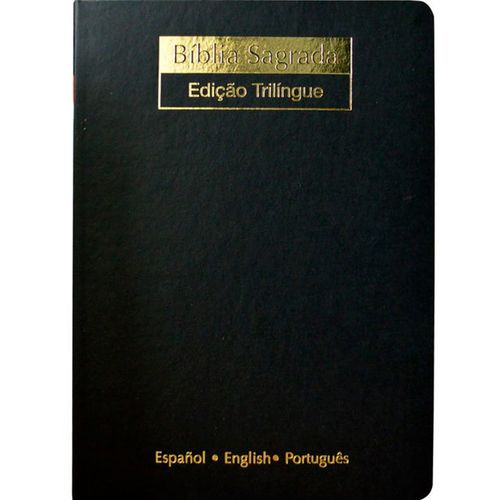 Tudo sobre 'Bíblia Sagrada Trilingue - Preta'