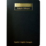 Bíblia Sagrada Trilingue - Preta