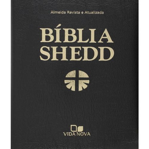 Biblia Shedd - Capa Luxo Covertex Preta