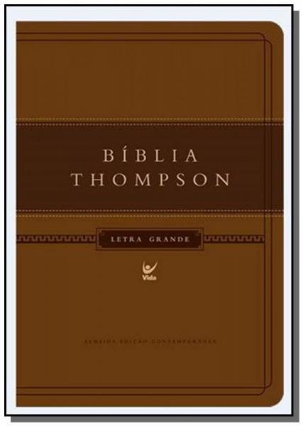 Biblia Thompson Aec - Letra Grande - Capa Marrom C - Vida