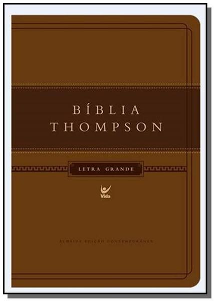 Biblia Thompson Aec - Letra Grande - Capa Marrom C - Vida