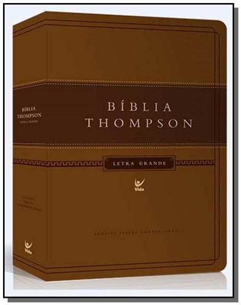 Biblia Thompson Aec - Letra Grande - Capa Marrom01 - Vida