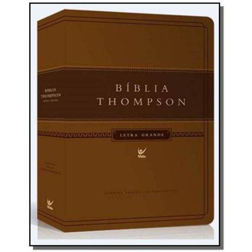 Biblia Thompson Aec - Letra Grande - Capa Marrom01
